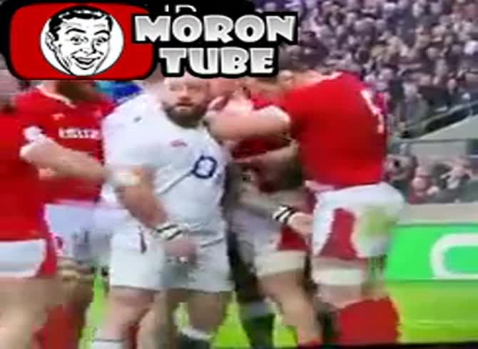 Video :England's prop Joe Marler toys with the privates of his opponents